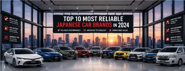 Top 10 Most Reliable Japanese Car Brands in 2024