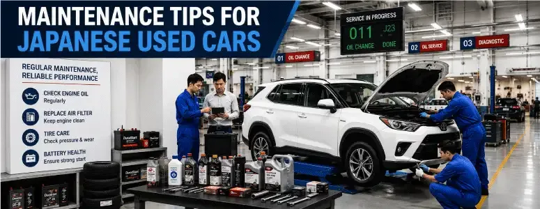 Maintenance Tips for Japanese Used Cars | MDK Japan